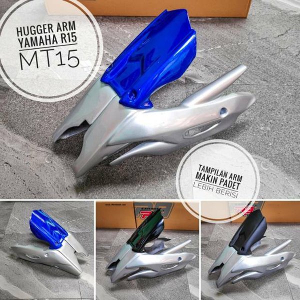 COVER ARM R15 HUGER MT15 HUGGER ARM MT15 COVER ARM R15VVA R15V3 VISOR UNDERCOWL FENDER KONDOM R15