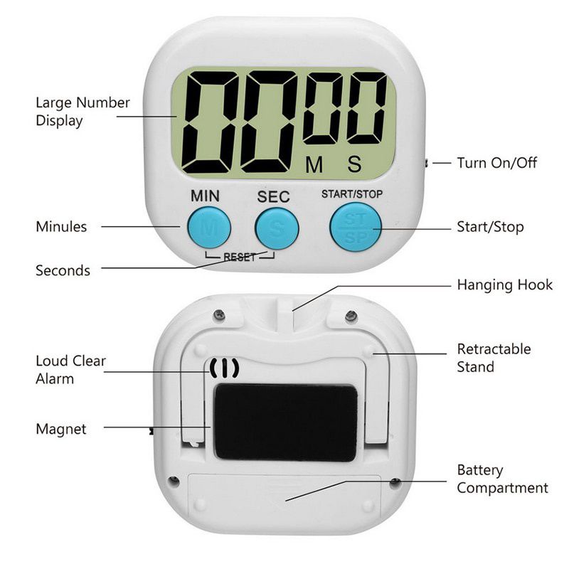 KITCHEN TIMER JAM DAPUR LED DISPLAY