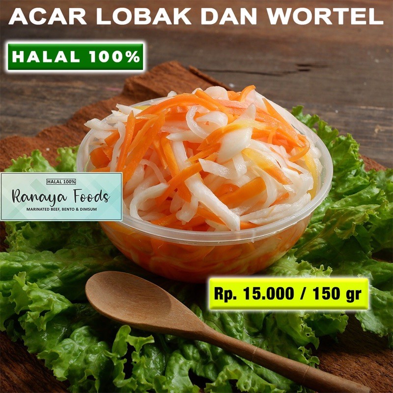 

acar lobak dan wortel