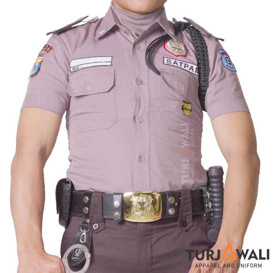 Satu Set Baju Setelan Seragam Security Satpam Baru Model Terbaru Pdh