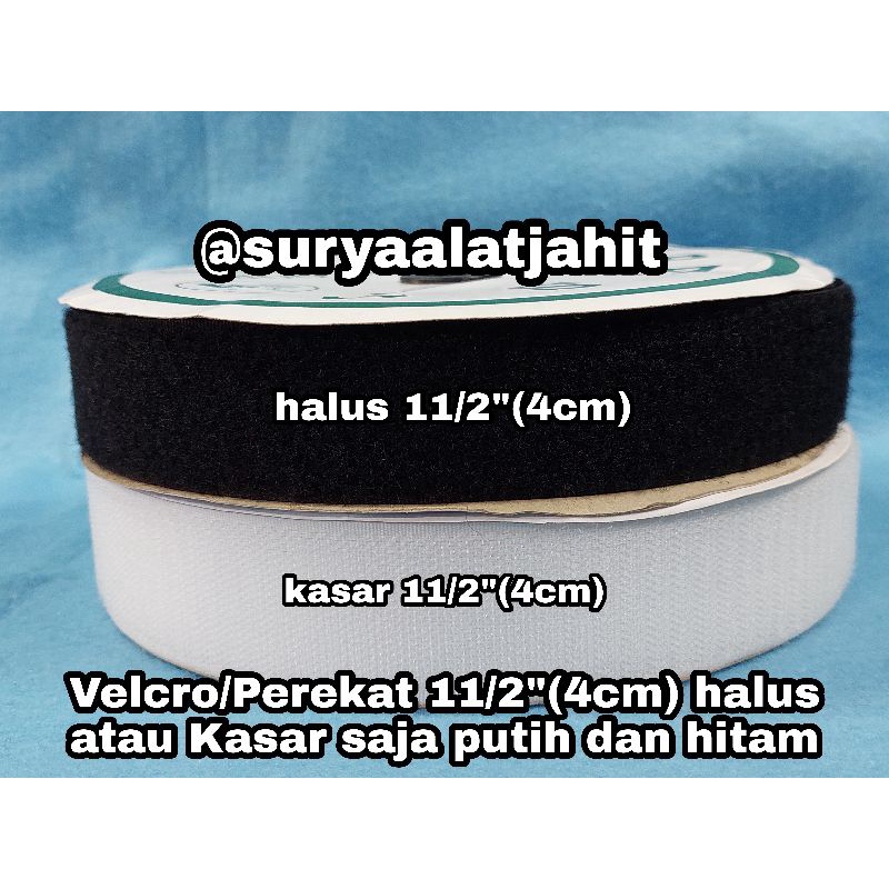 Velcro Perekat Sebelah 1.5in/3.8cm (kasar/halus saja) rp.58.000/sebelah