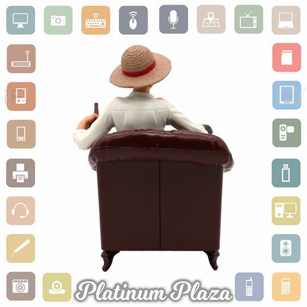 Apaffa Action Figure One Piece Model Luffy Sitting on Sofa 1 PCS - AP2`3GB5HD-