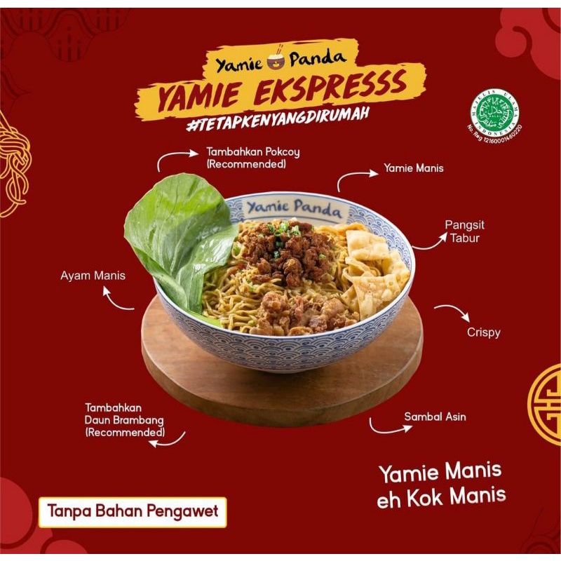 

Bakmi YAMIE Manis Eh Koq Manis