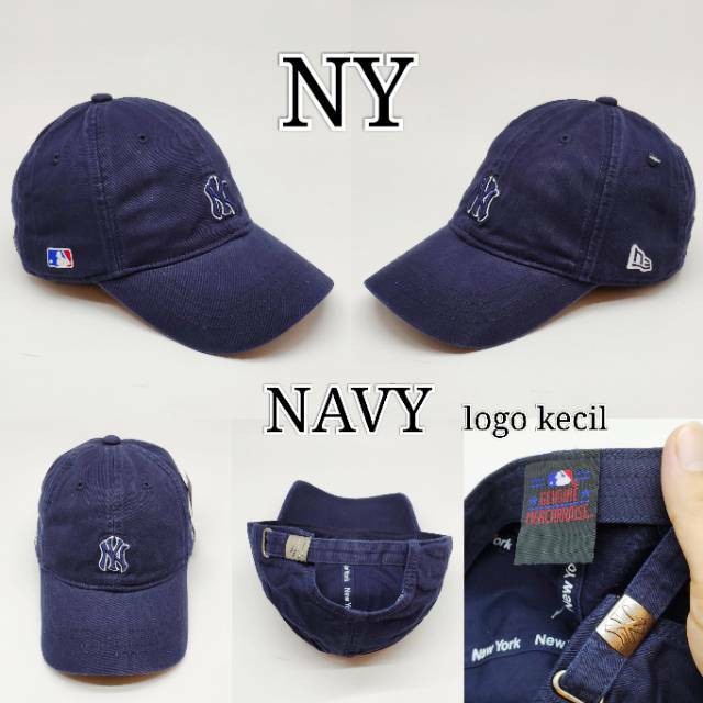 Topi Pria topi baseball topi NY premium topi pria - NY-05/Navy(N6Y4) Topi Baseball Pria Original 100