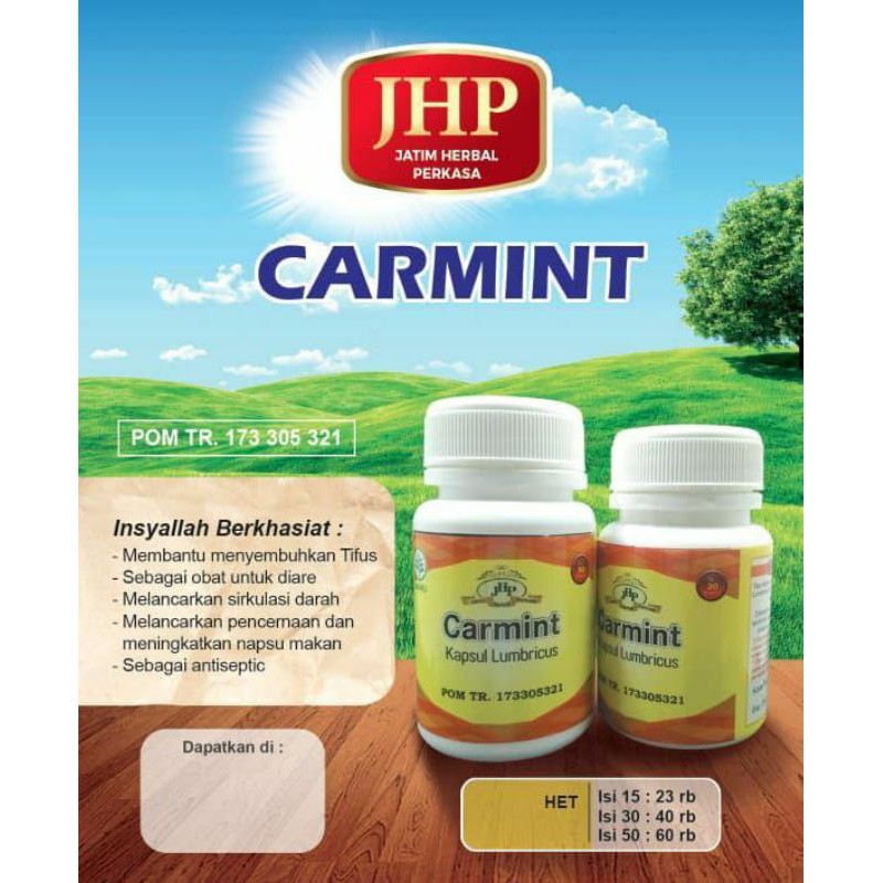 

BELI 1 GRATIS 1 CARMINT KAPSUL ISI 50 | KAPSUL OBAT TYPUS | KAPSUL LUMBRICUS