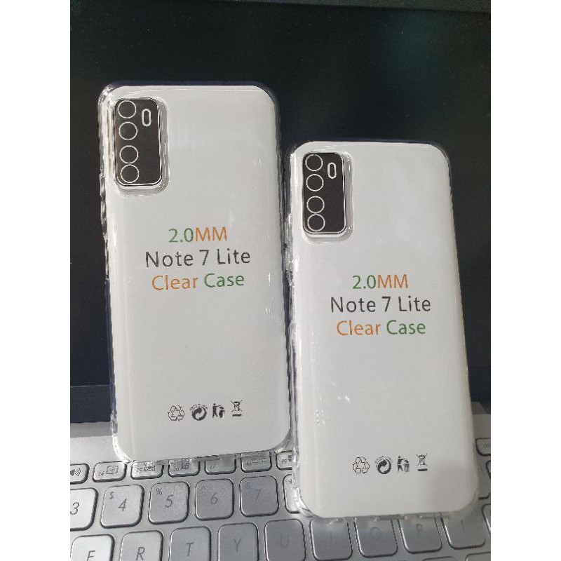 C/C- Infinix Smart 3 plus, smart 4, Note 7 Lite Clear Case HD Tebel Bening Transparan TPU Soft PA