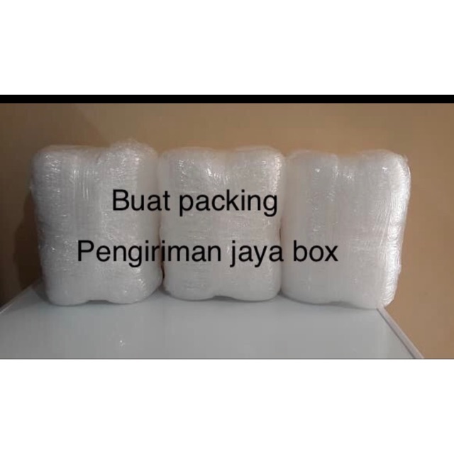 

Bubble wrap buat tambahan packing