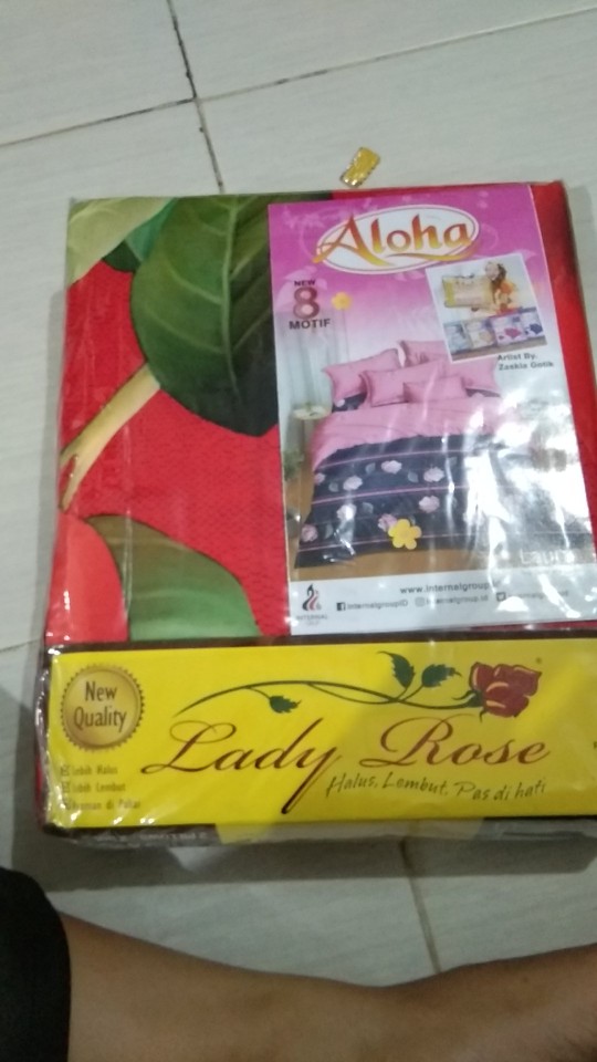 Sprei Lady Rose 160 X 200 Queen Size Berbagai Motif Murah