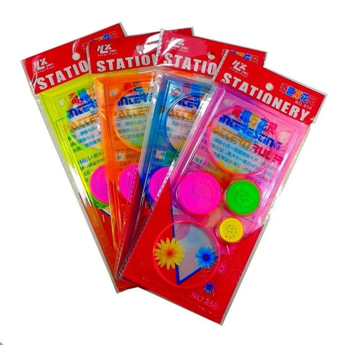 

TULIS-ALAT- PENGGARIS BUNGA PUTAR AJAIB / SPIROGRAPH ATK MAINAN JADUL 90AN - RANDOM -ALAT-TULIS.