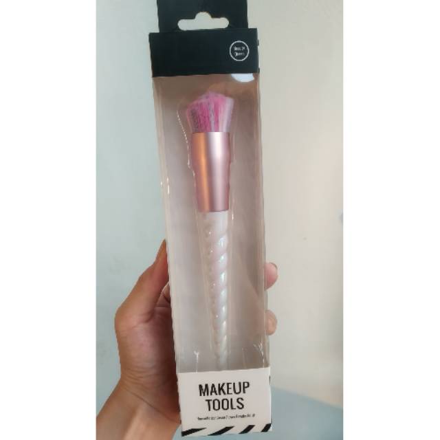 MINISO ! ROMANTIC ICE CREAM FLOWER POWDER BRUSH. brush makeup miniso murah ready surabaya