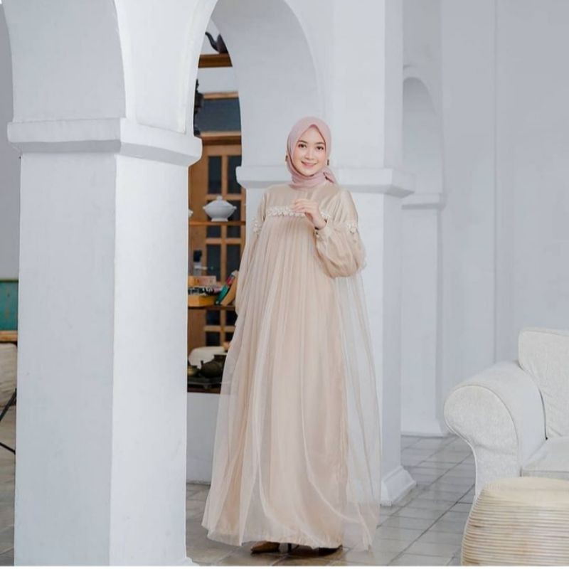Mirabel Dress Nude Original by Eracloth.id