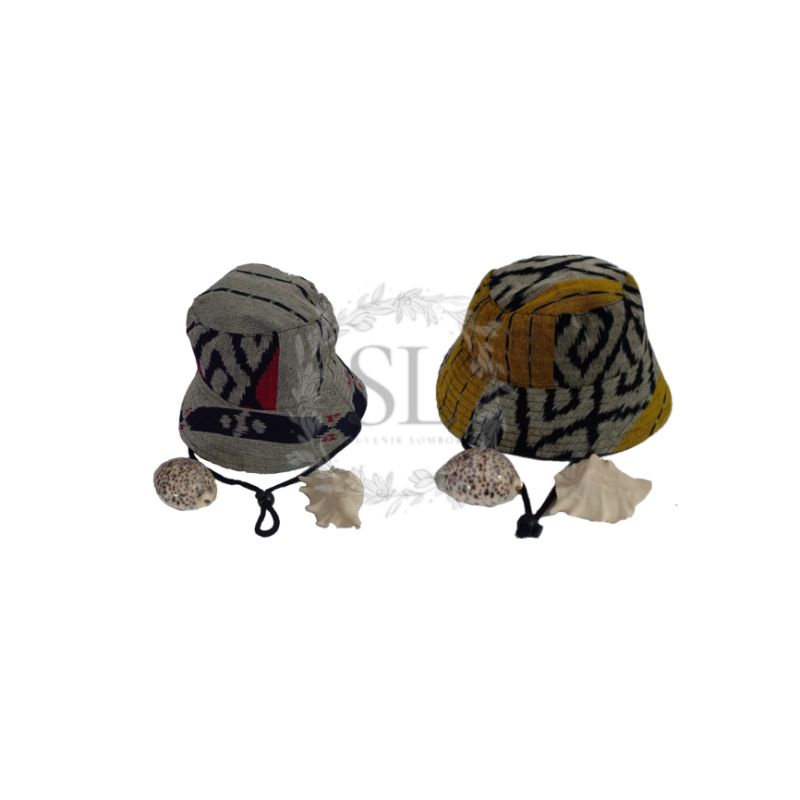 Topi Rimba tenun / Bucket Hat tenun