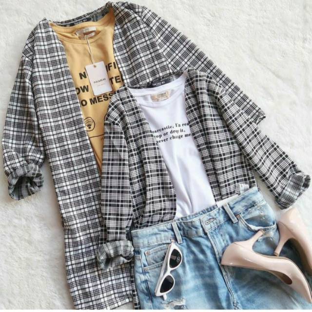 CARDIGAN PANJANG // RACHELLA OUTER CARDI BERSKA // LONG OUTER SQUARE // CARDI KOTAK