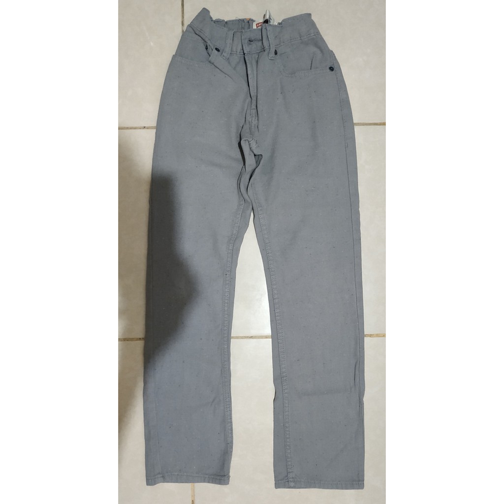 Preloved Celana Jeans Panjang Anak Levis Original 511 Slim Grey Size 14
