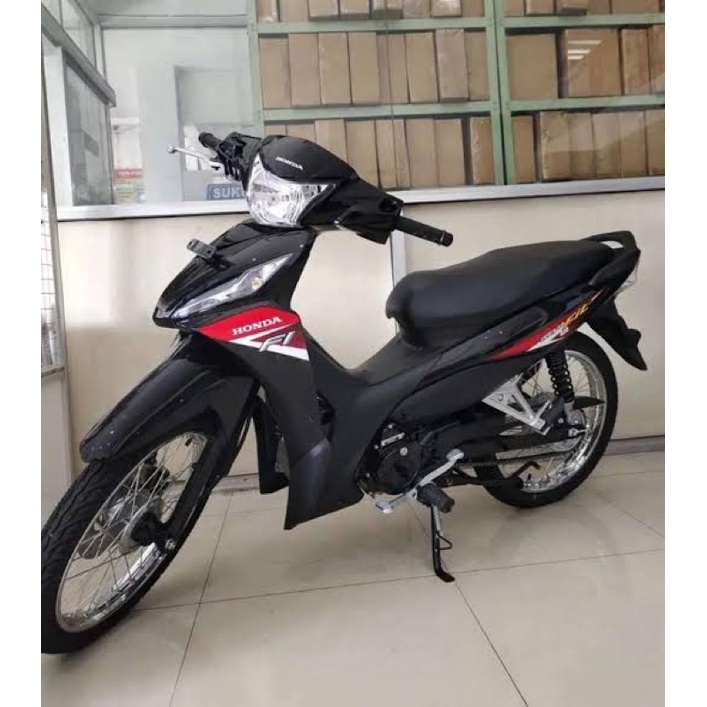 STIKER STRIPING MOTOR REVO FIT FI 2022 MERAH