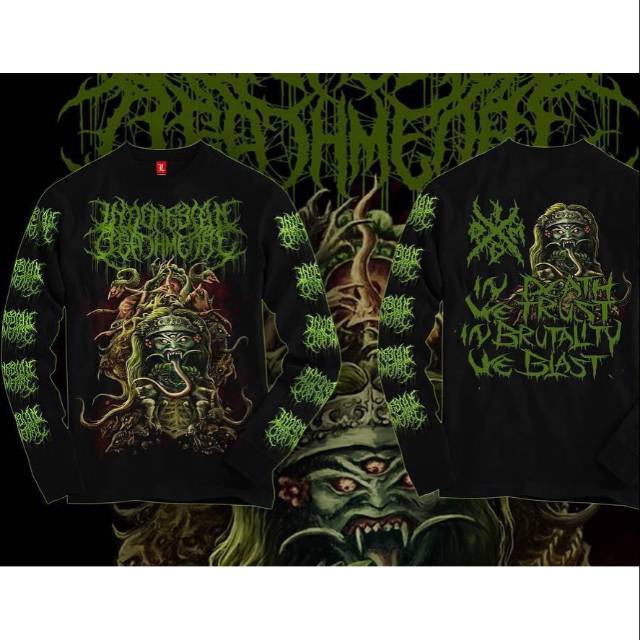 Cod ORI Asli IDDM Ts metal CULTURE 3 Lengan Panjang Kaos keren viral baju gaul terkini by Indonesian