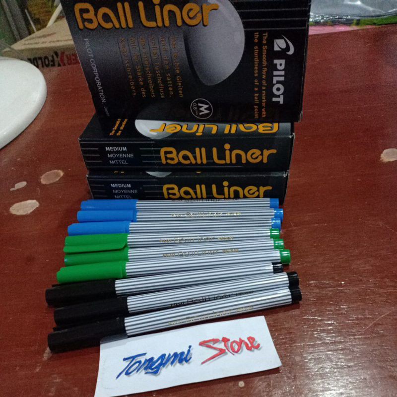

Pulpen Ball Liner Pilot isi 12pcs