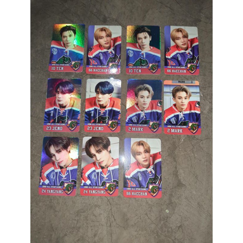 trading card 90's love ten mark yangyang haechan jeno