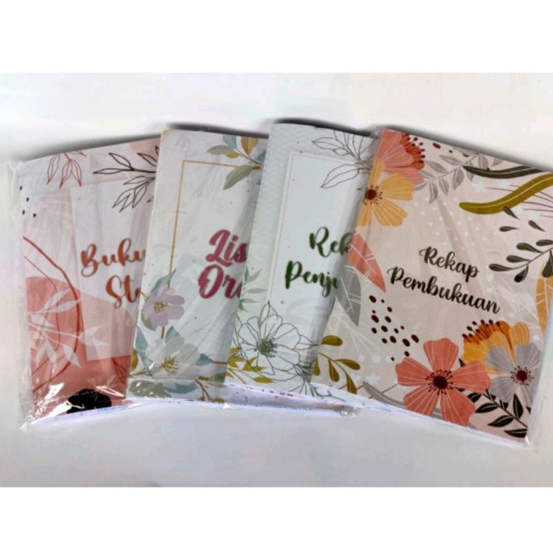 

buku rekap penjualan, rekap pembukuan, list order, buku stock