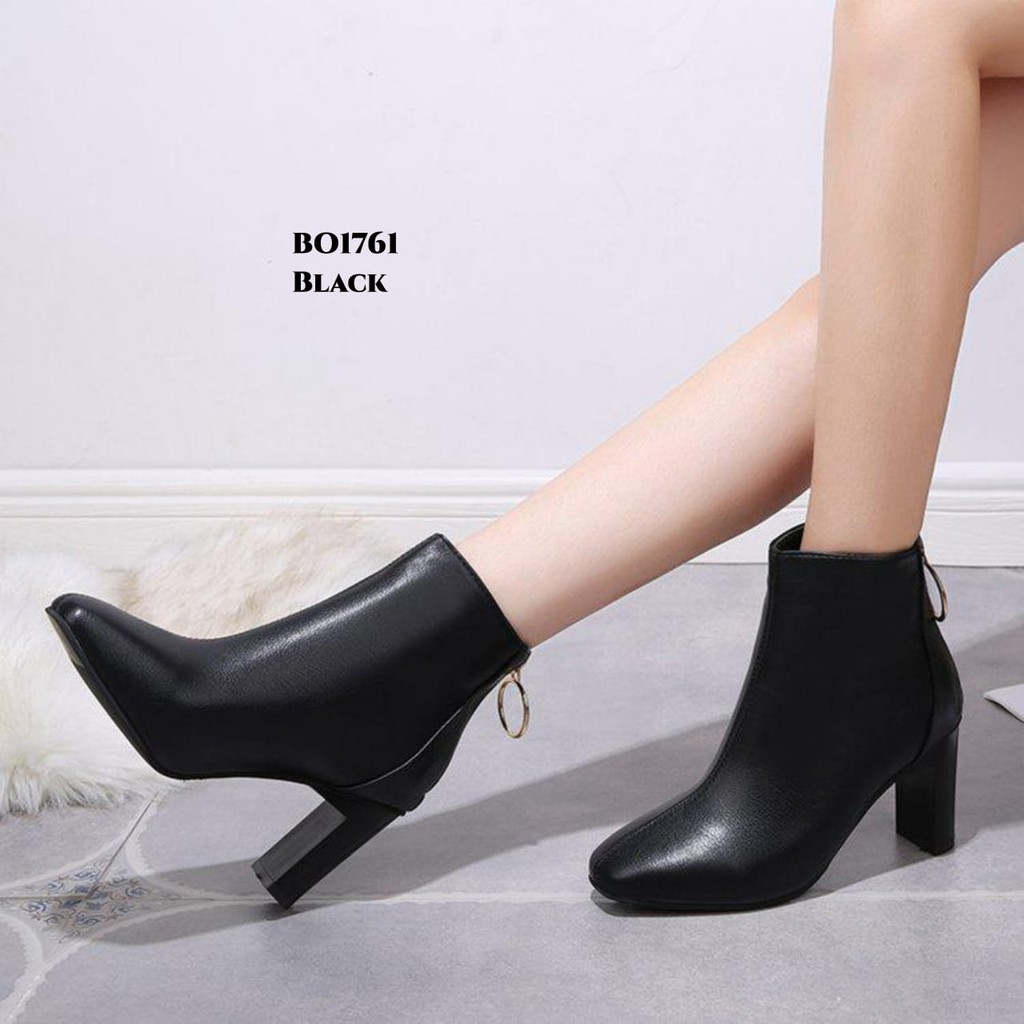 RESTOCK PRF Sepatu Boots Heels Korea BO1761