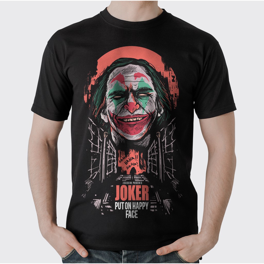 KAOS DISTRO 3D SATUAN MURAH DC COMIC THE JOKER ORIGINAL SOULPOWERSTYLE