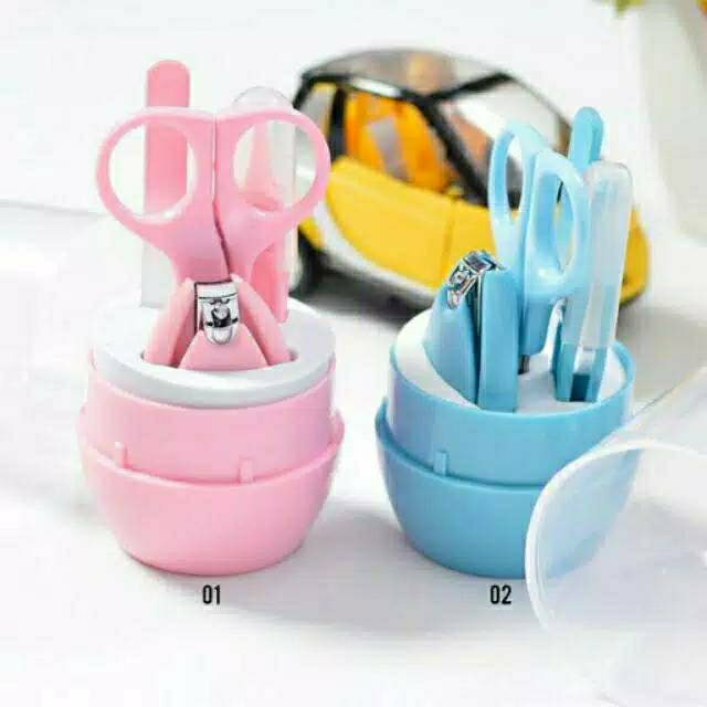 MANICURE SET Baby Nail Clipper Alat Pemotong Kuku 4 in 1