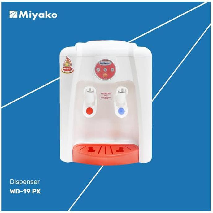 Bisa bayar ditempat/COD Miyako Dispenser Extra Hot and Normal WD-19PX 2 Kran