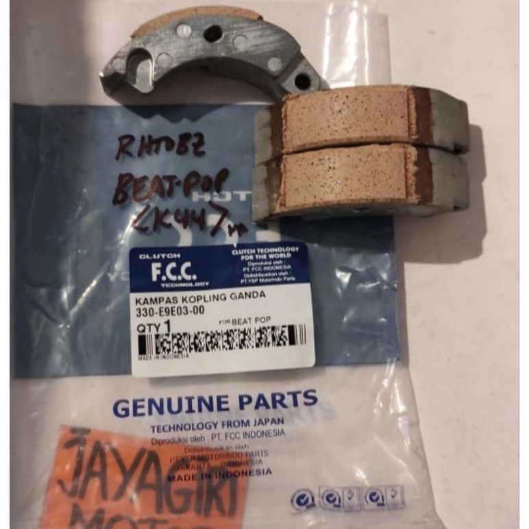 Kampas Ganda Otomatis BEAT POP K44 Rumah Kopling Dudukan Canvas Assy Housing Comp Clutch Center Ori 
