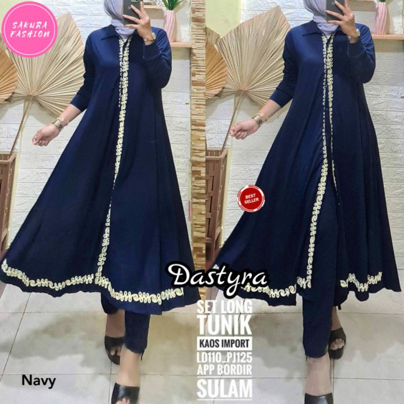 SETELAN/ONE SET LONG TUNIK KAOS IMPORT ALLSIZE FIT TO XXL