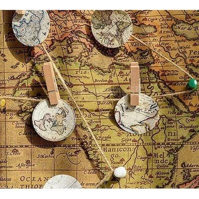 Label Sticker - Vintage Maps (46pcs)