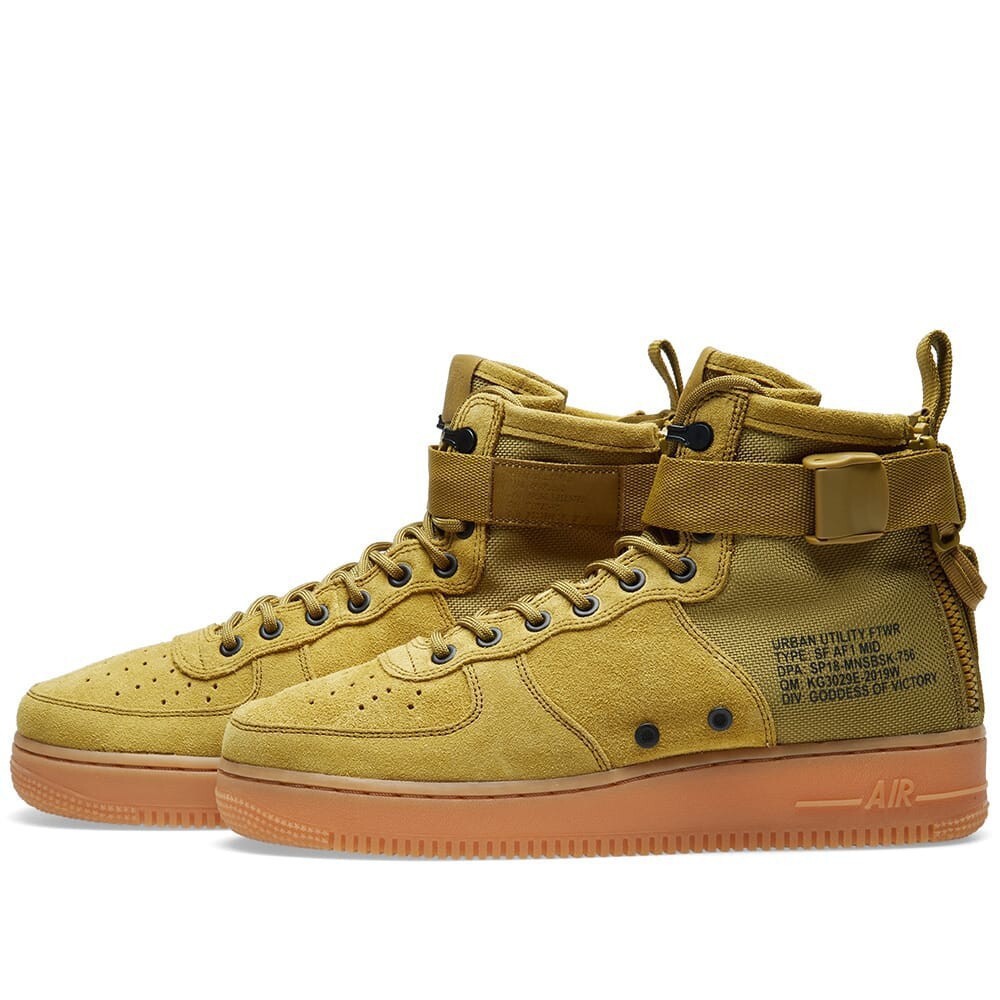 nike air force sf1 green training shoes