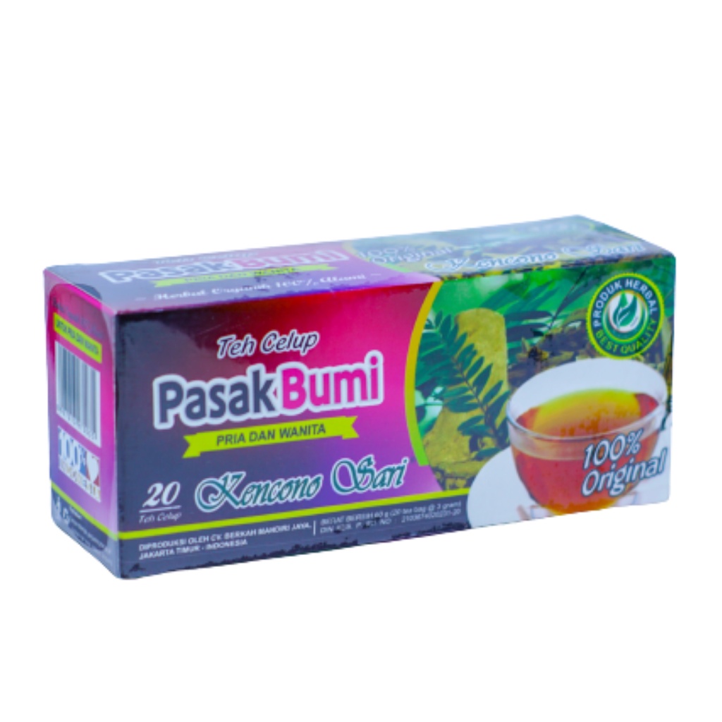Teh Celup Pasak-Bumi Herbal Vitalitas Stamina Pria Asli Original