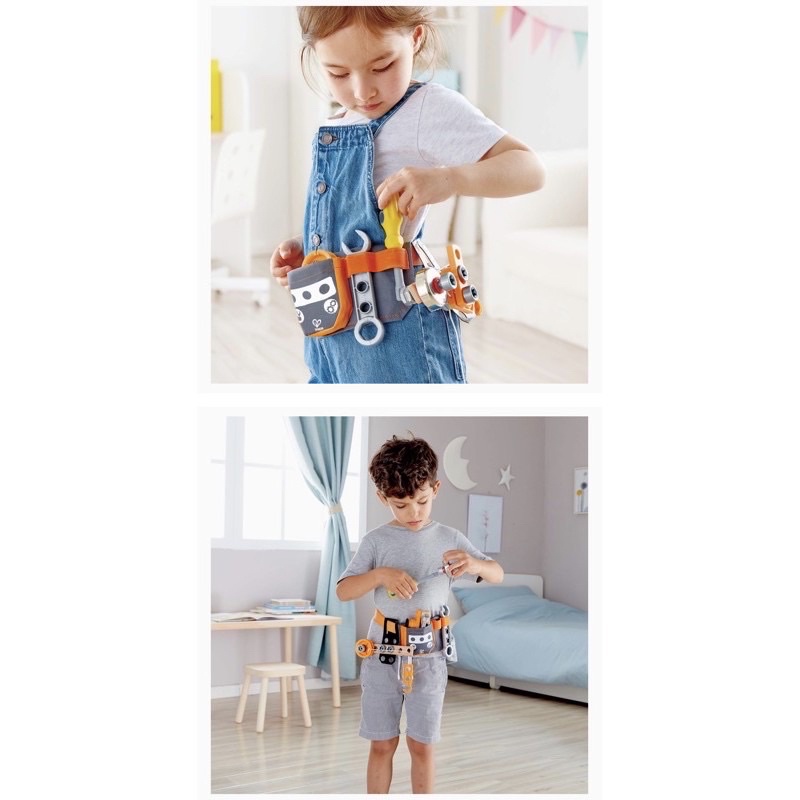 hape junior inventor E3035 scientific tool belt - pretend toys - mainan edukasi anak - kado anak