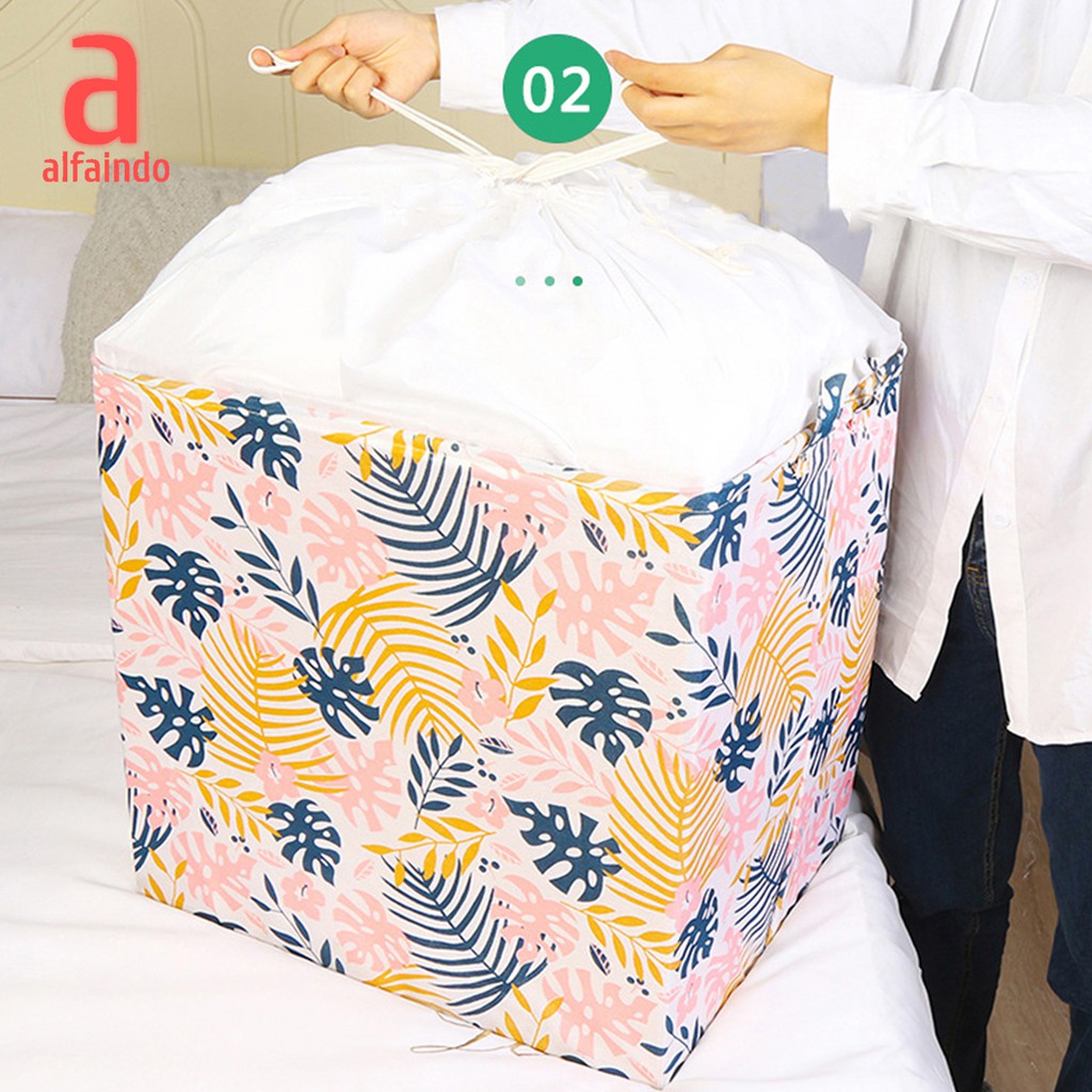 Alfaindo Keranjang Baju Kotor Cucian Keranjang Pakaian Laundry Basket KB016