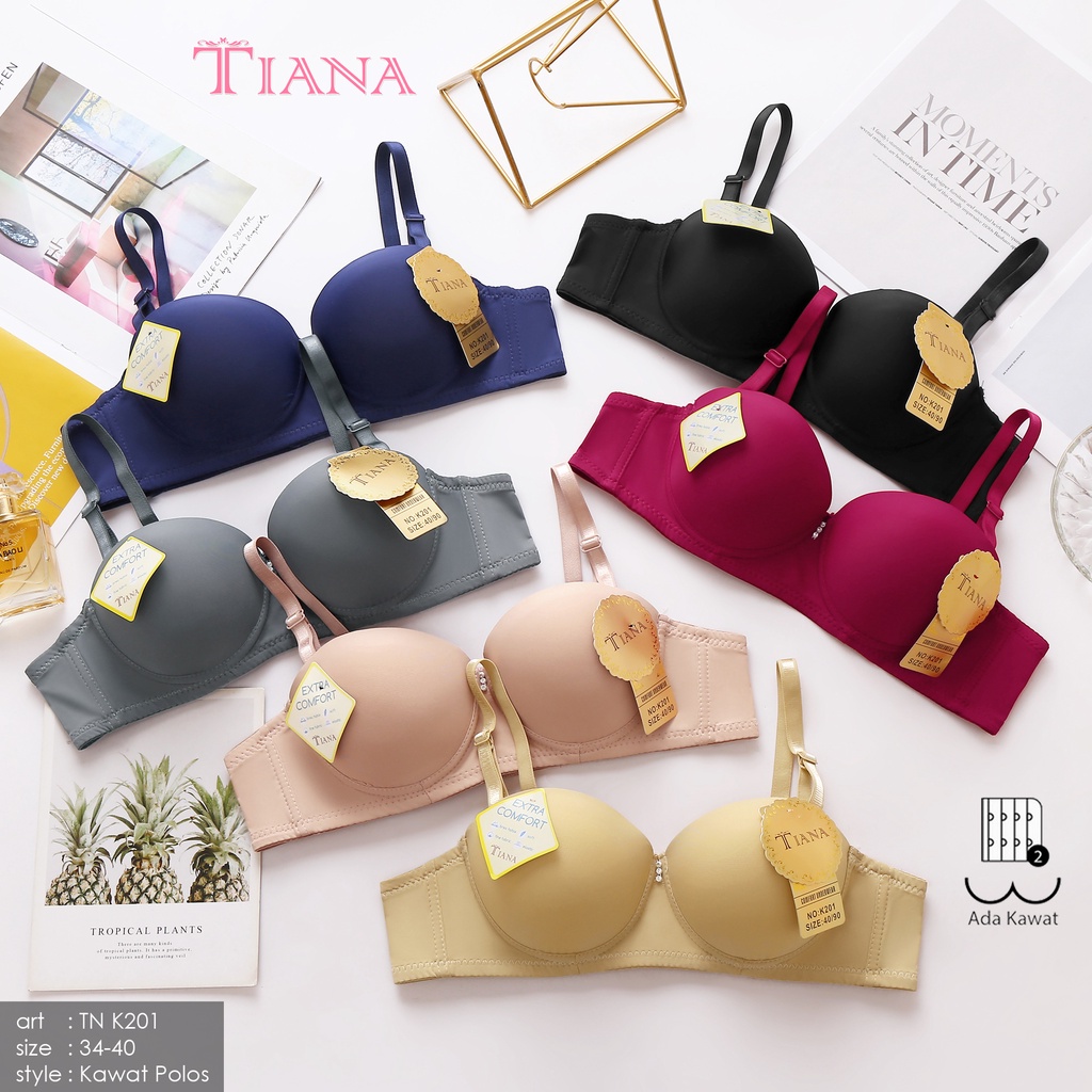 TIANA | Push Up Bra / Bra Kawat Polos / art TN K201