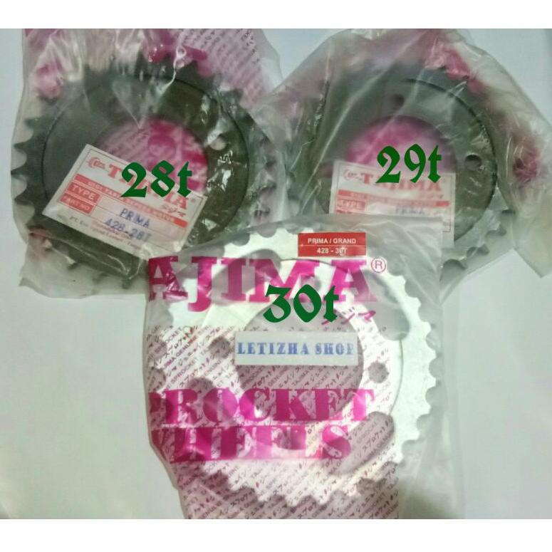 [KODE PRODUK YWAJZ8763] GIR GEAR BELAKANG KECIL HONDA ASTREA GRAND LEGENDA SUPRA WIN 28,29,30,31,32,