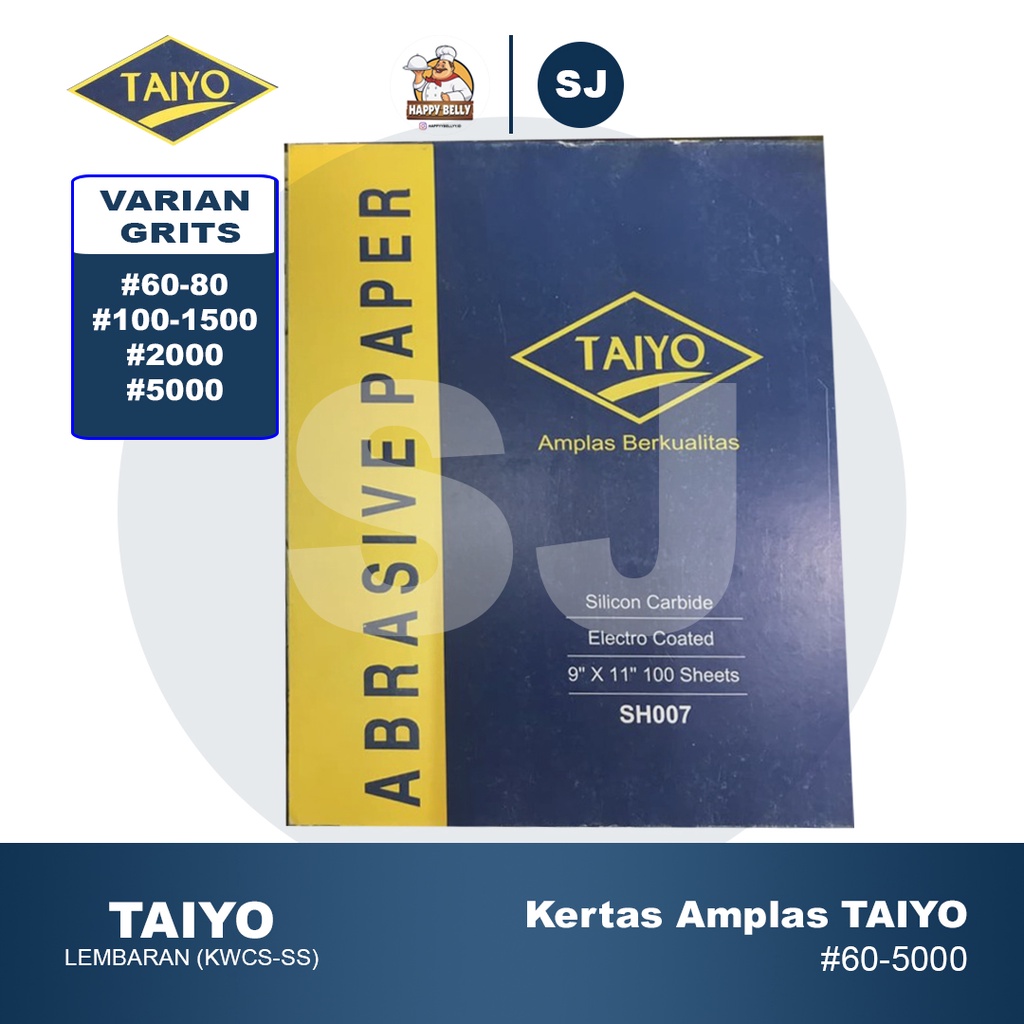 Taiyo Lembaran / Kertas Amplas Taiyo (KSCW-SS) #60-5000