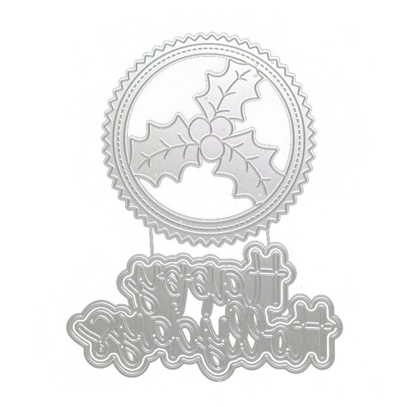 Cetakan Stensil Cutting Dies Motif Snowflake Natal Bahan Metal Untuk Scrapbook / Craft DIY / Embossing