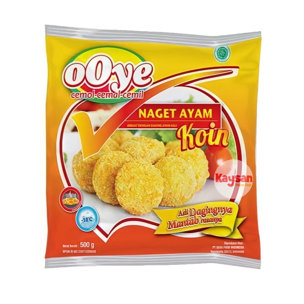 

OOYE NAGET AYAM BENTUK KOIN 500 GRAM