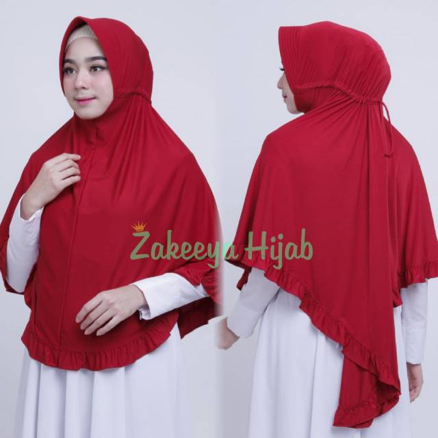 Jilbab instan serut KCB AYRA jersey