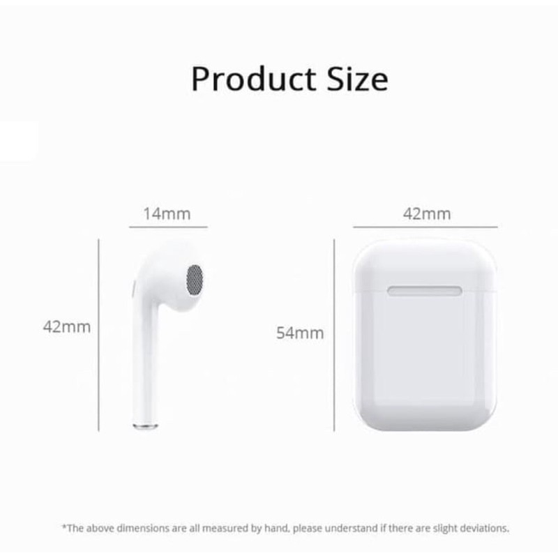 Headset Bluetooth 5.0 I11 TWS Earphone Earbuds True Wireless Untuk HP Android ios Laptop