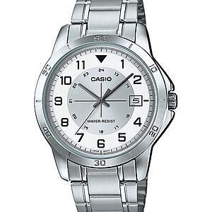 Casio Standard / Jam Tangan Pria / Silver / Stainless Steel / Mtp-v008d-7b