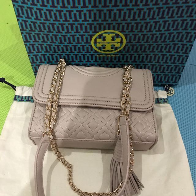Tas Tory Burch 31382 Small Fleming Convertible Bag In Bedrock Pink 21