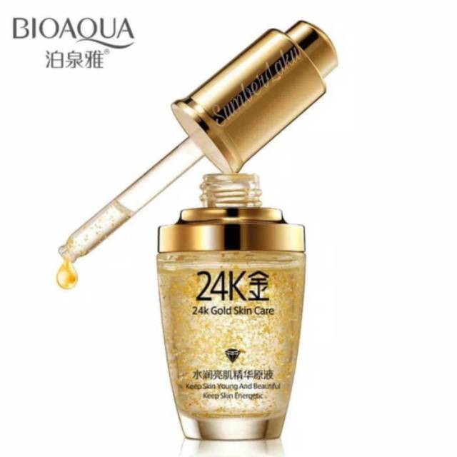 BioAqua 24K Serum Gold skincare essence/ 30ml/ Serum wajah emas