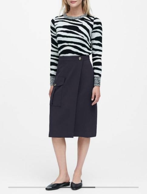 Banana utility skirt navy