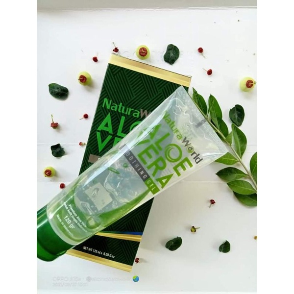 ( BISA COD ) NATURA ALOE VERA SHOOTHING GEL 100% ASLI MEMBER RESMI NATURA WORLD