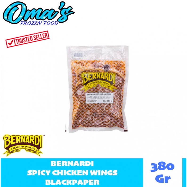 

BERNARDI SPICY CHICKEN WINGS WITH BLACKPAPER 380 GR