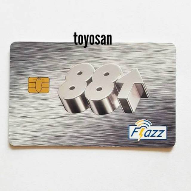 Kartu Flazz BCA Gen 2 Ori Emoney Etoll saldo 0 - 88Rising HITC Gray