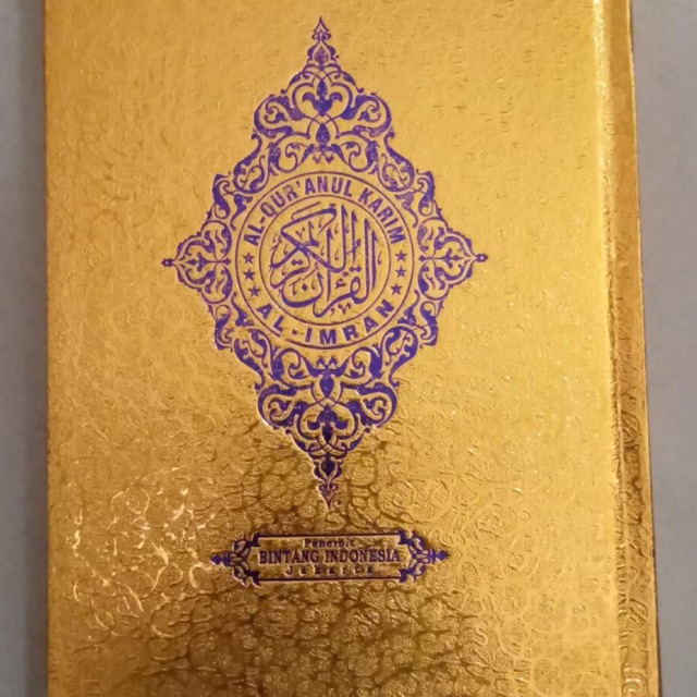 Al quran emas ukuran 21x15 cm