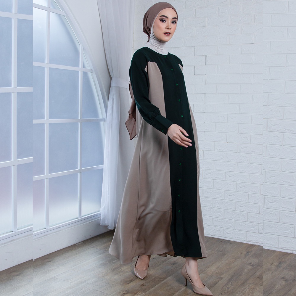 Allea Itang Yunasz / Canaya Dress / Gamis wanita - Hijab Fashion Muslim